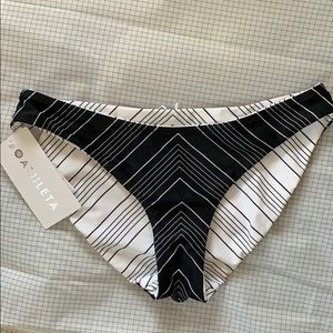 Athleta Chevron Reversible Bikini Bottom